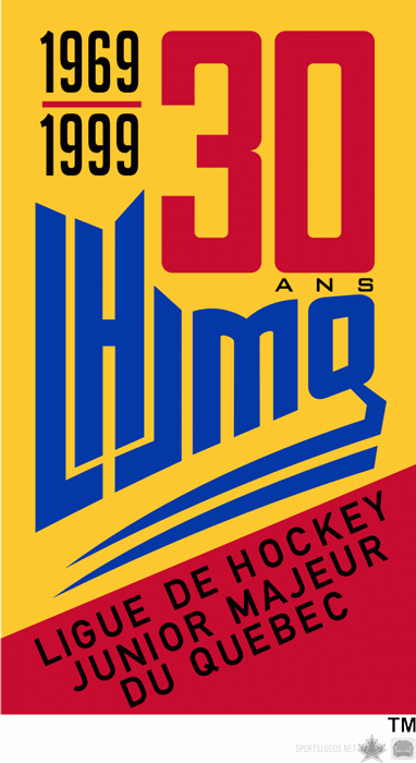 QMJHL LHJMQ 2000 Anniversary Logo iron on transfers for T-shirts